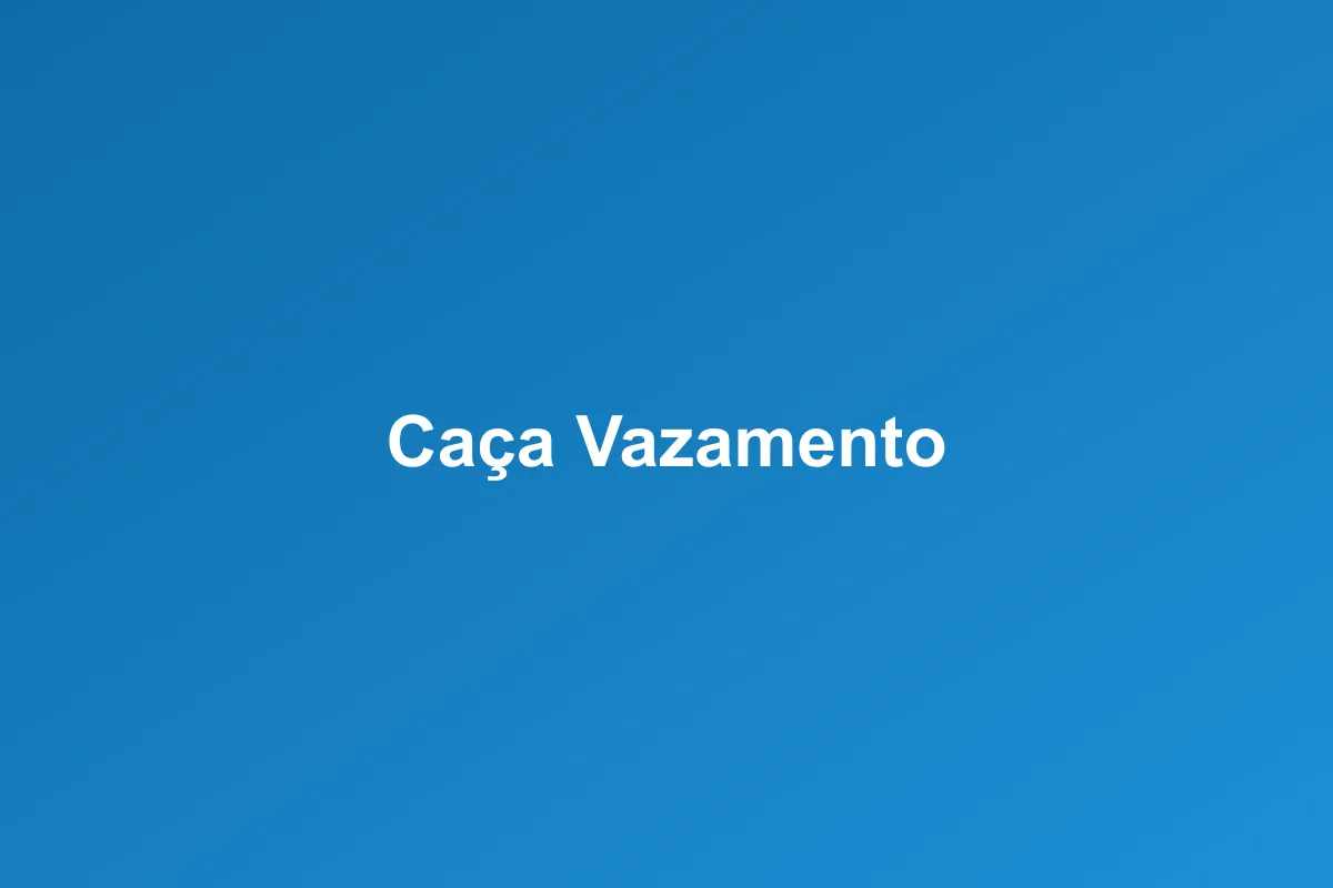 Caça vazamentos em Jacareí – detecção precisa e não invasiva