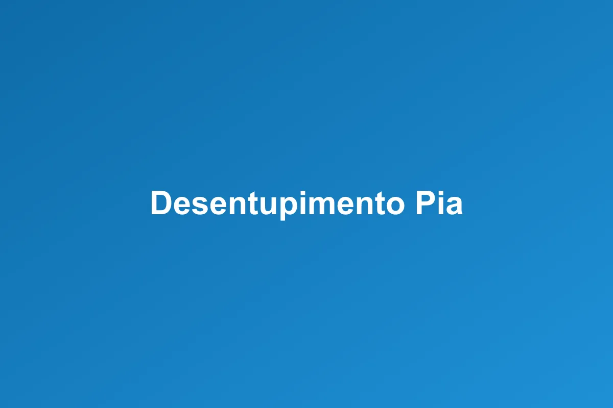 Desentupimento de pia em Jacareí – desobstrução profissional
